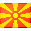 Flagge Nord-Mazedonien